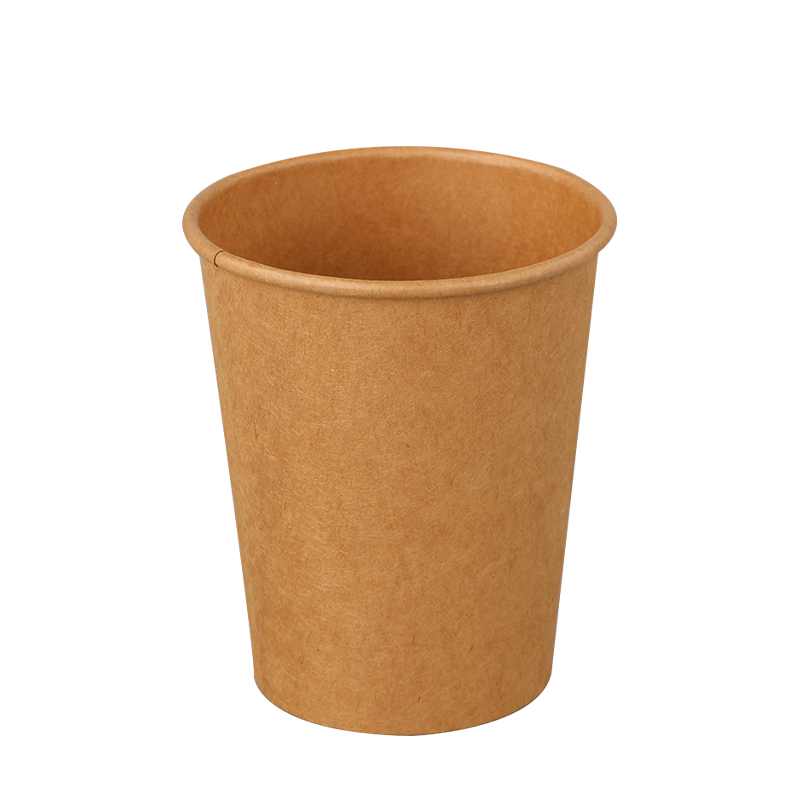 12oz Smeđa kraft papirnata čaša s jednom zidom