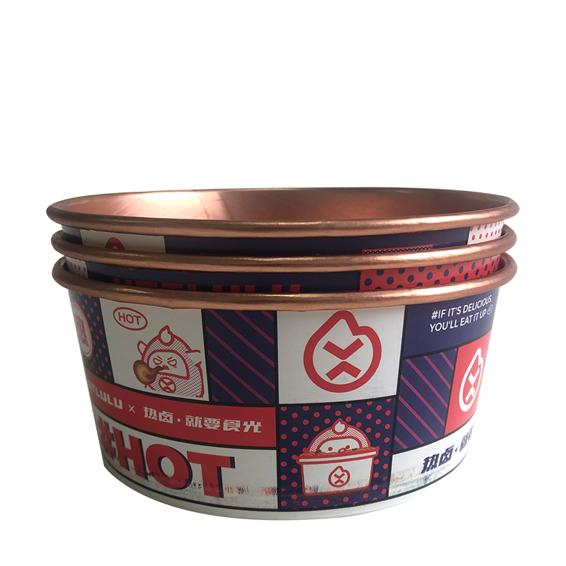Okrugla aluminijska srebrna zdjela za salatu od 1300 ml